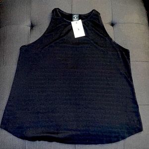 Nike Women's Yoga Dri-Fit Tank Top Plus Size Black